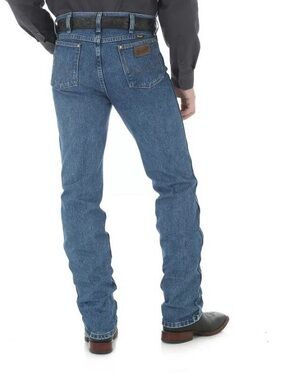Wrangler Premium Performance Cowboy Cut Slim Fit Jeans Dark Stone 36MWZDS 33x32